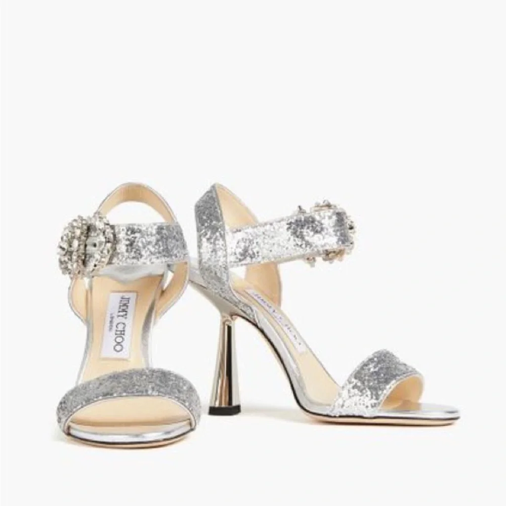 Jimmy Choo Sereno 100mm sandals Size 40 - Picture 5 of 14